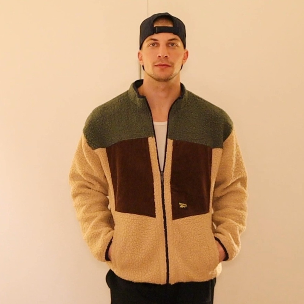 Colorblock Reebok Fleece Jacket